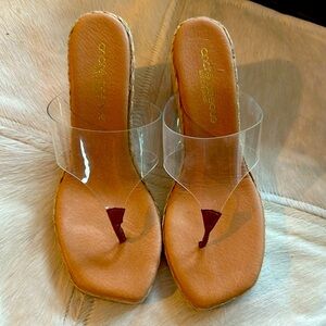 Andre Assous clear wedges
